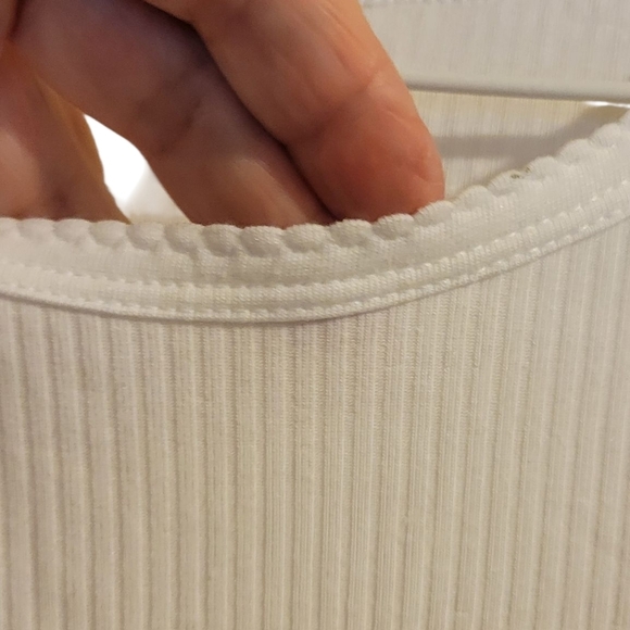 Old Navy Casual White Ribbed T-Shirt NWT Size 4X - Picture 3 of 3